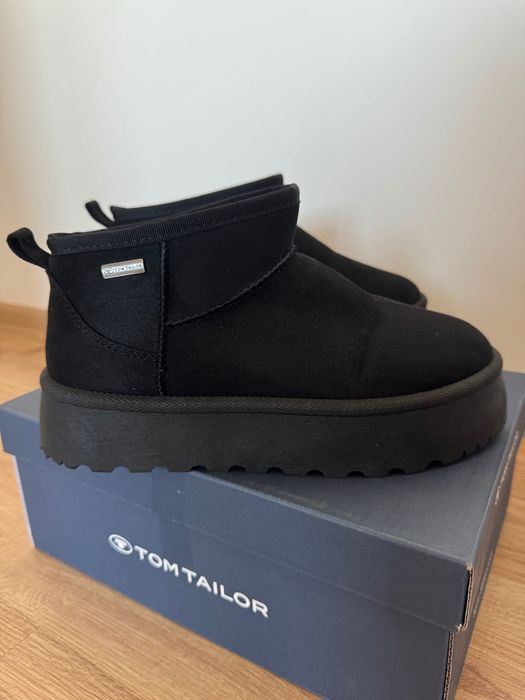 Черни боти Tom Tailor