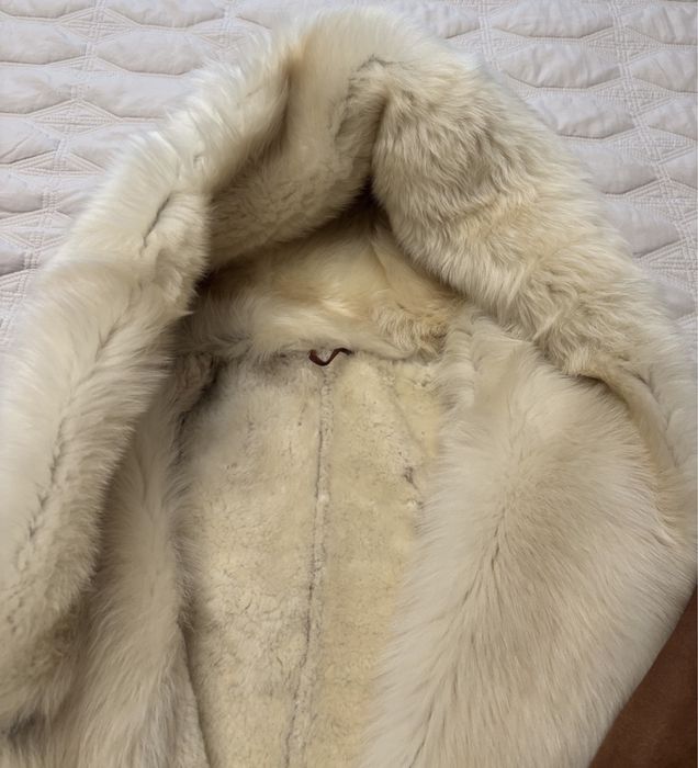 Палто от агнешка кожа Armani