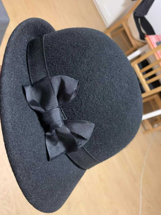 Palarie fetru dama marime 54 negru