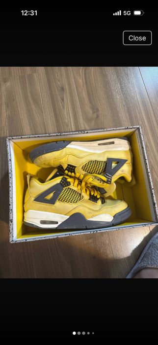Jordan 4 Lightning originali