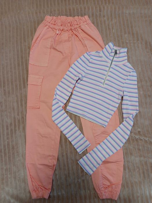 Комплект от карго панталон и топ