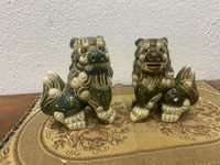 Китайски порцеланови фигури дракон- куче фу