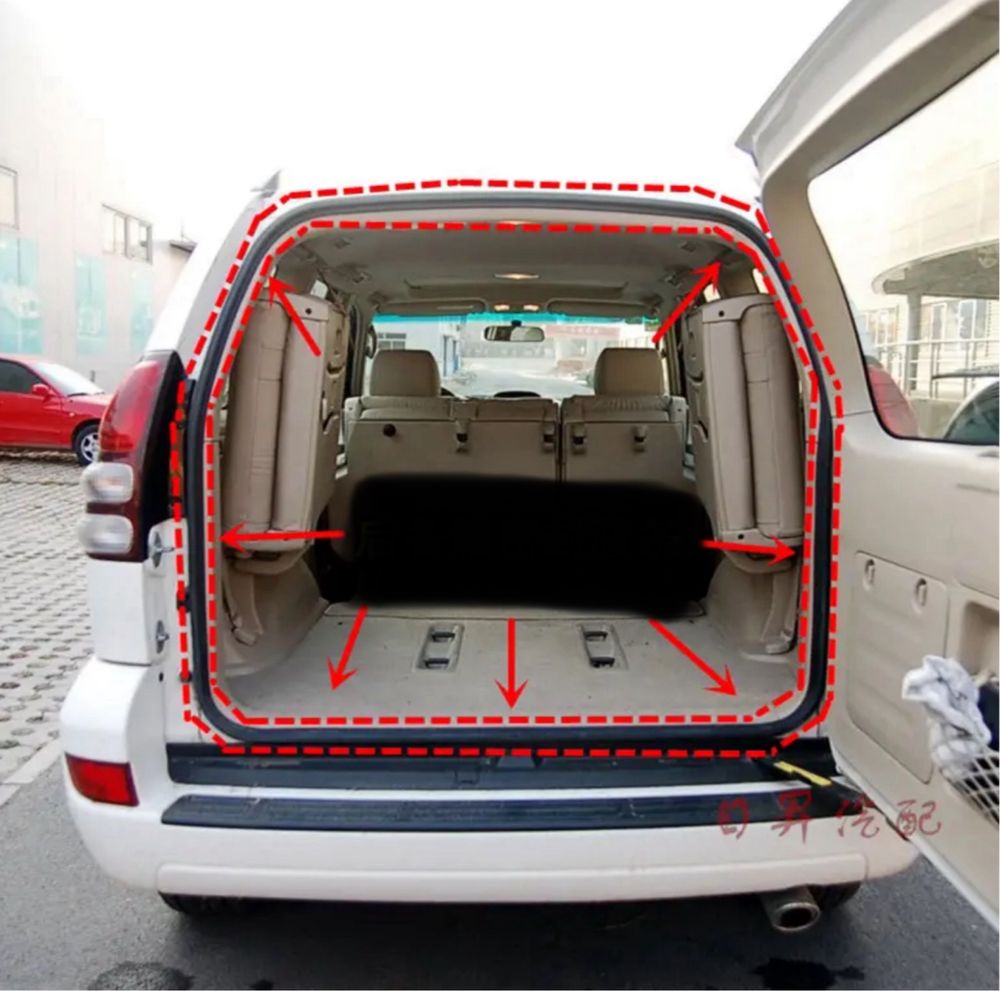 Уплотнительные резинки Прадо 120 уплотнители дверей багажника gx 470