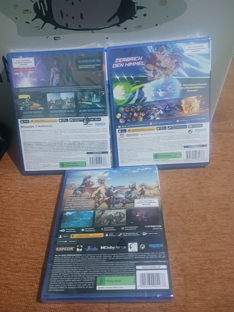Split Fiction & Dragon Ball Sparking Zero & Monster Hunter Wilds