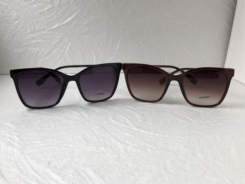 Fend Дамски слънчеви очила котка 2 цвята черни кафяви F 0344