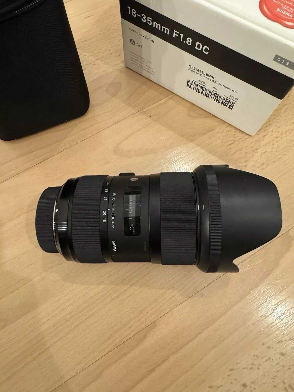 Обектив Sigma 18-35mm f/1.8DC HSM Art за Nikon