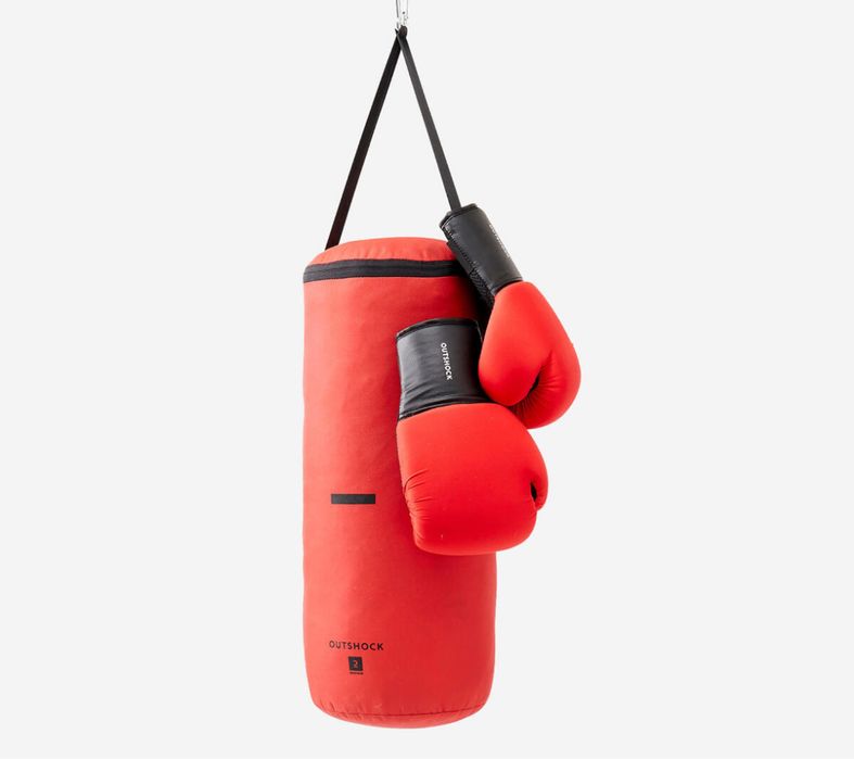 Set sac de box copii Domyos INCLUS Bara tractiuni toc usa ext
