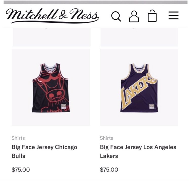 Mitchell & Ness Big Face jersey