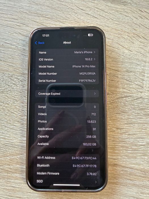 iPhone 14 Pro Max Negru 256GB