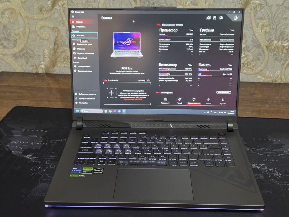 Игровой ноутбук Asus ROG Strix G16 (i7-13650HX, RTX4050)