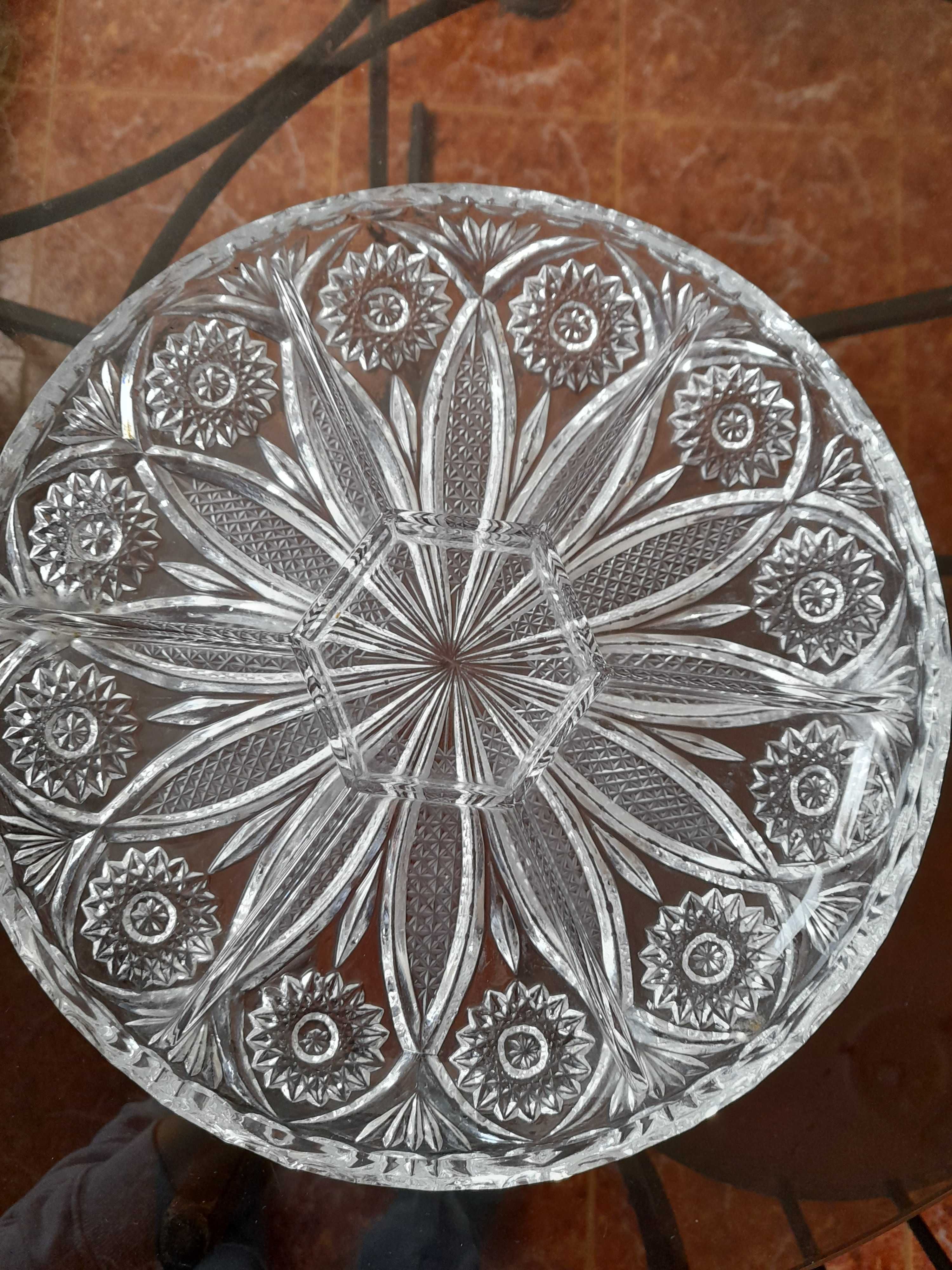 Кристална чиния - чешки кристал