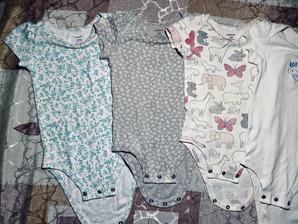 Carters.Пять(боди)слиперы из Европы. Размер 12-18. Цена за все!