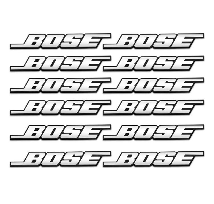 Set 4 embleme/emblema Bose boxa auto ornament