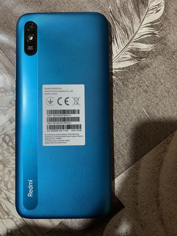 Redmi 9A Peacock Green 2GB RAM ,32GB ROM