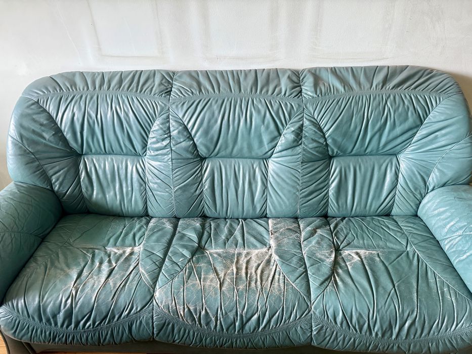 Холна гарнитура-естествена кожа