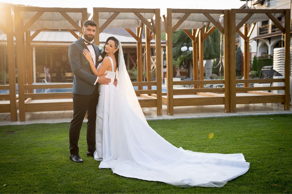 Rochie de mireasa cu trena detasabila