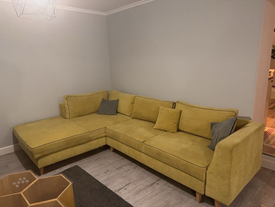 Coltar extensibil galben, stanga