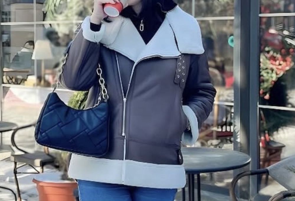 женская дубленка