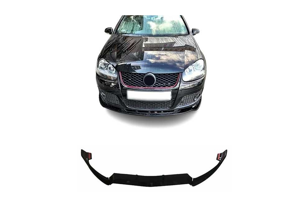 Добавка за предна GTI броня VW Golf 5, 2004-2009 г., черен гланц
