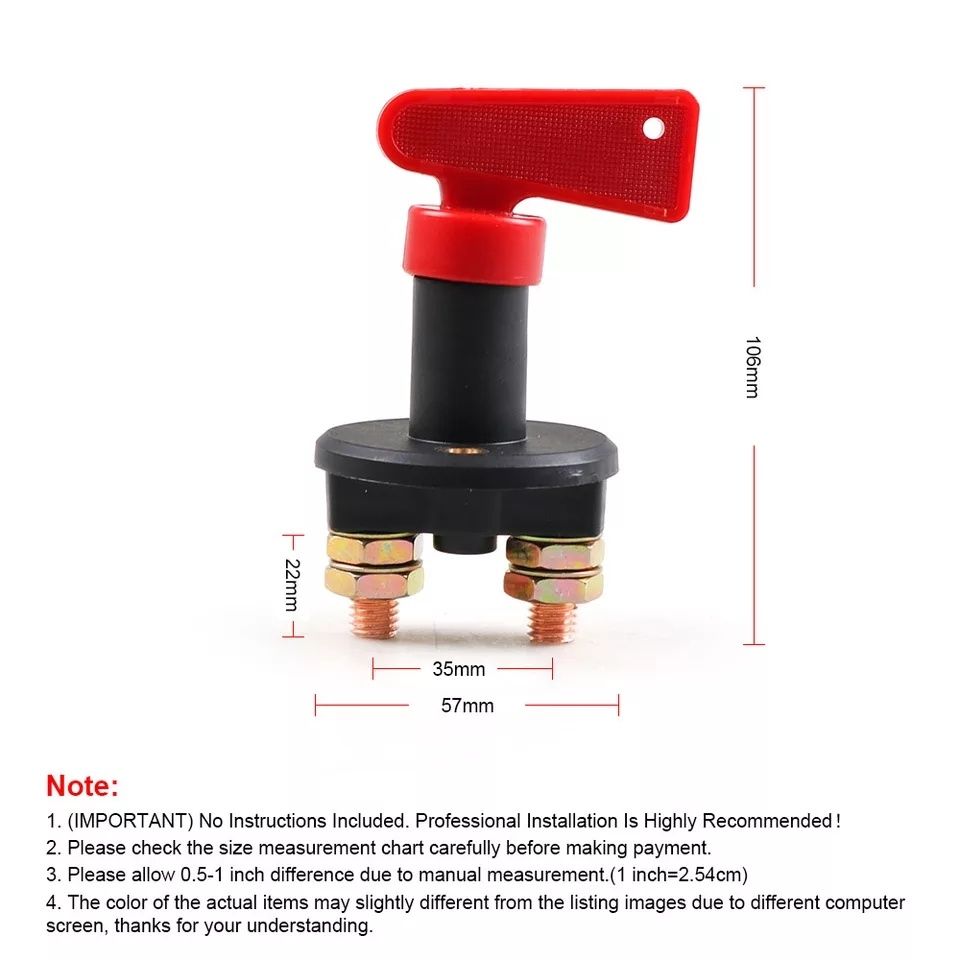 Comutator contact intrerupator auto heblu troliu bascula pompa 12 24 V