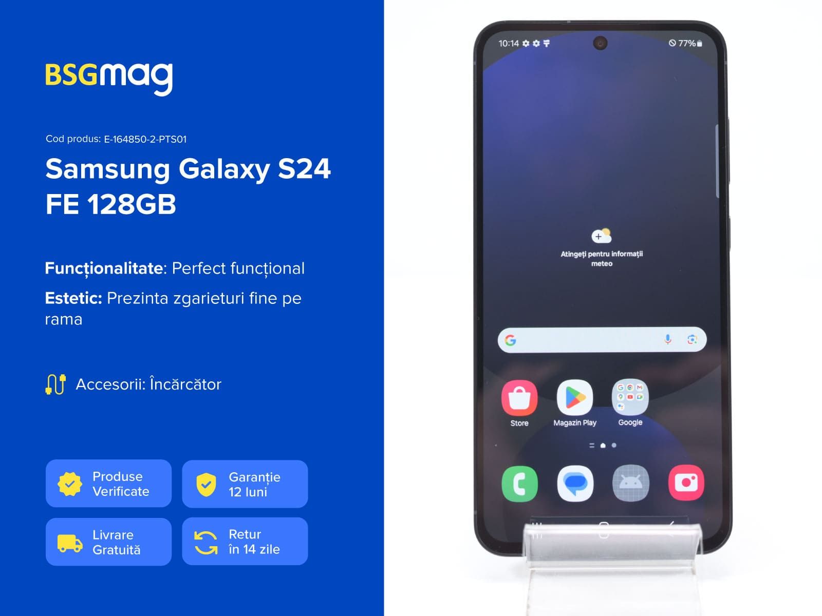 Telefon Samsung Galaxy S24 FE 128GB - BSGmag