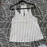 Maieu de dama in dungi alb cu negru MANGO marimea L