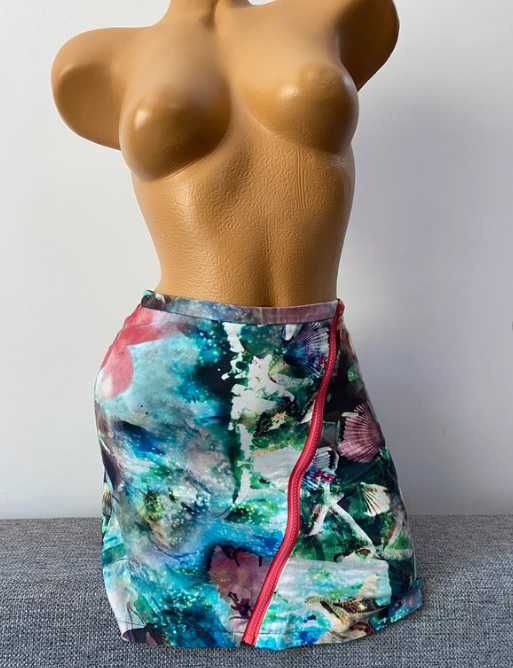 Fusta cu imprimeu marin Masura 38/M