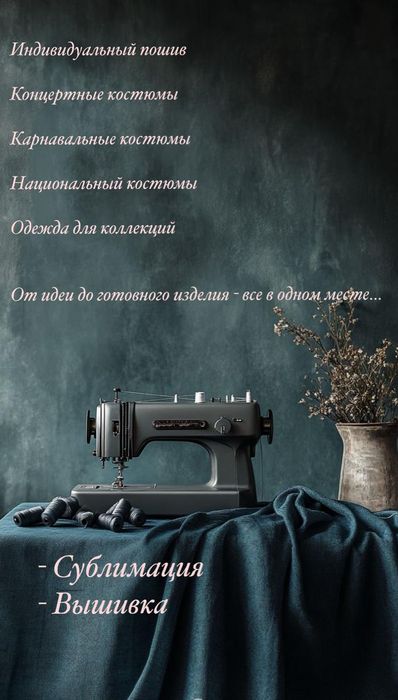 Швея с опытом дизайнерами