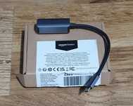 Amazon Basics Placa de retea Aluminum USB 3.1 Type-C to RJ45 laptop/pc