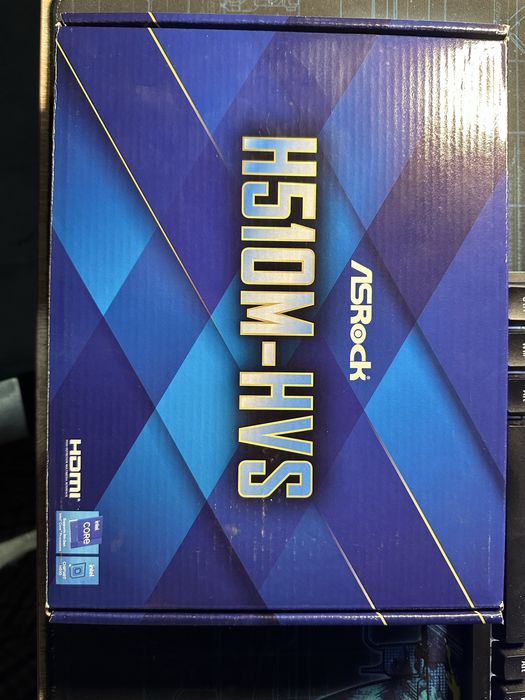 Продам материнскую плату ASRock + i3-10100f + Ddr4 16g