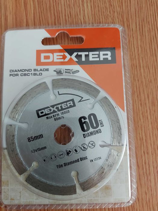 Panza diamantata, DEXTER, granulatie 60,  pentru taiat gresie, fa