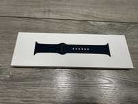 Curea APPLE WATCH silicon neagra M/L