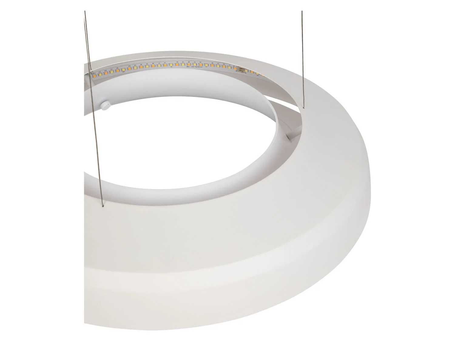 LED пендел Полилей димируем Zigbee Smart Home смарт Черен Бял 4200 lm