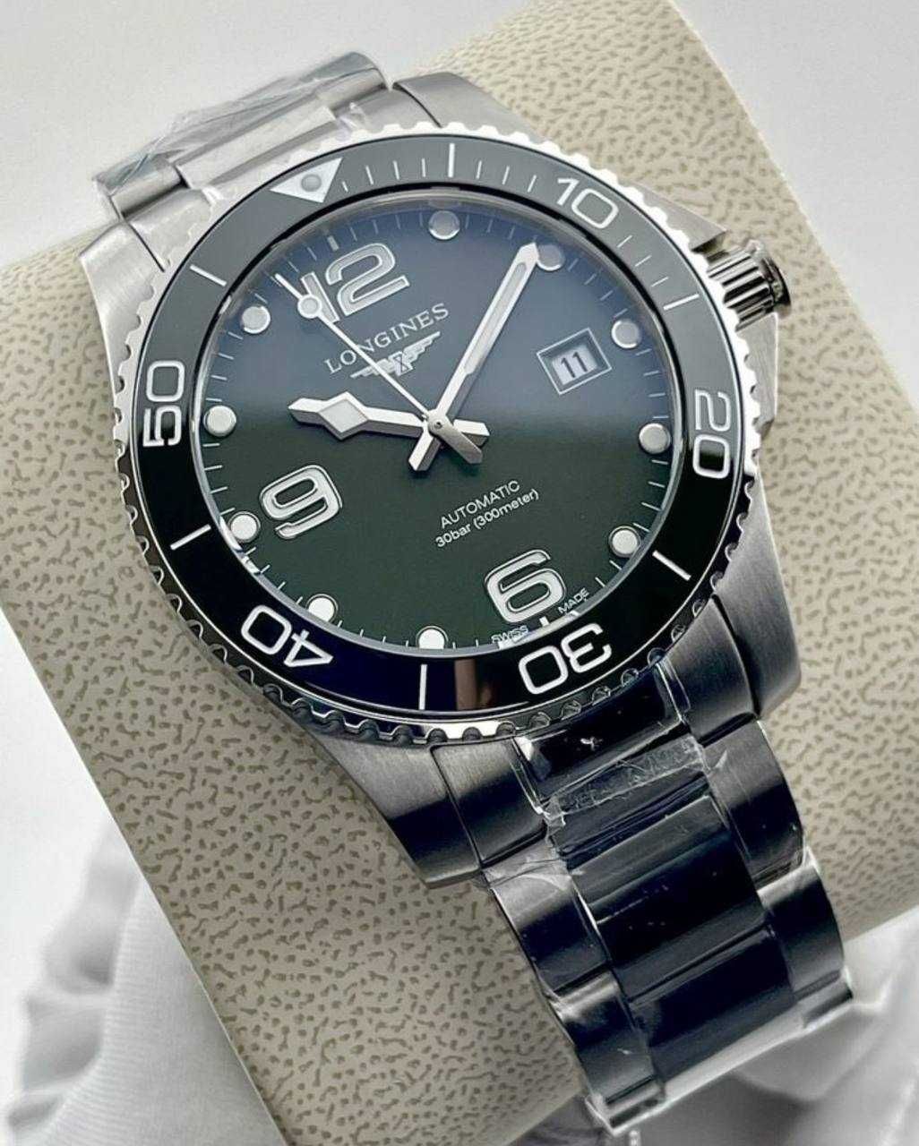 Longines HydroConquest Men's Black Watch