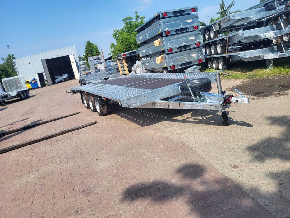Platformă / trailer auto marca Niewiadow jupiter L 550