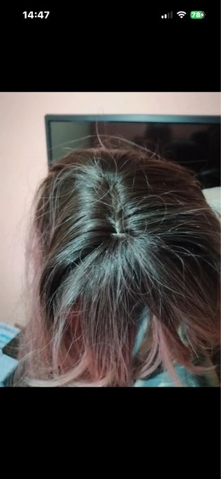 Peruca este super culoarea doar probata