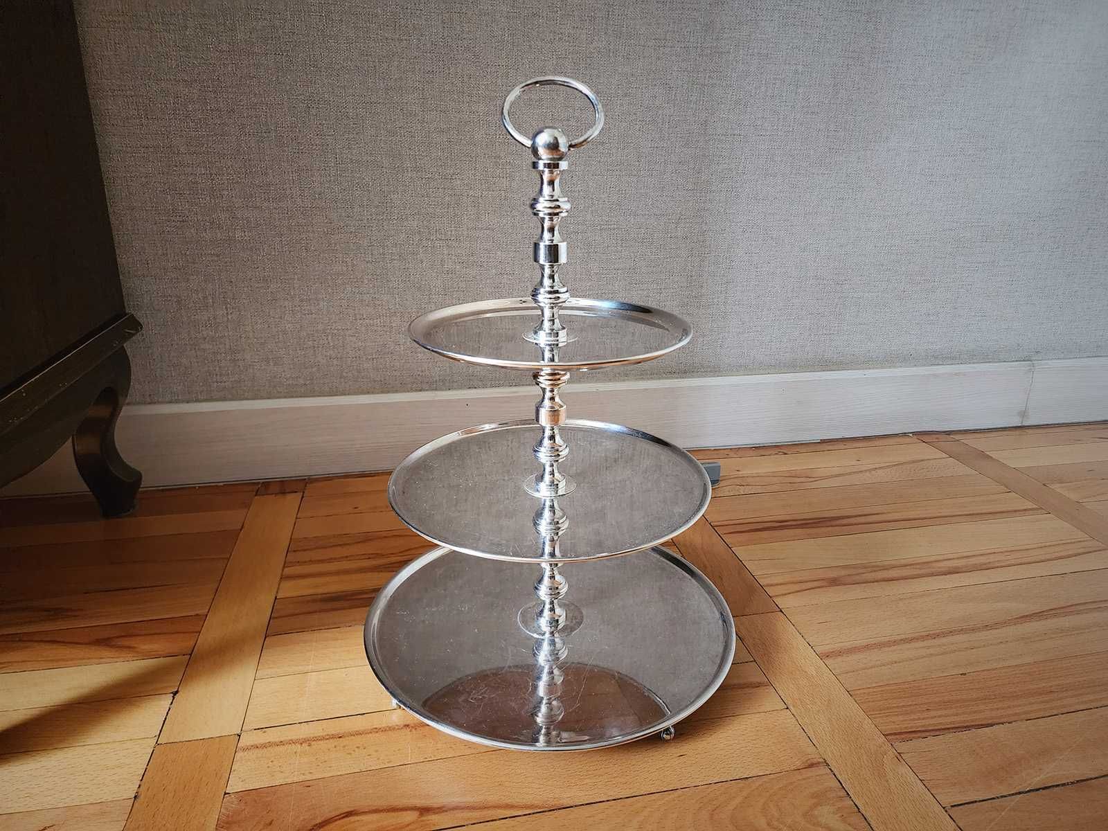 Подставка для фруктов, посеребрение, Flamant (Бельгия)