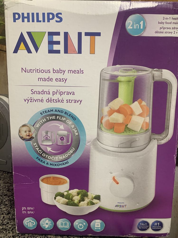 PHILIPS AVENT SCF870/20 Комбиниран уред за готвене на пара с блендер