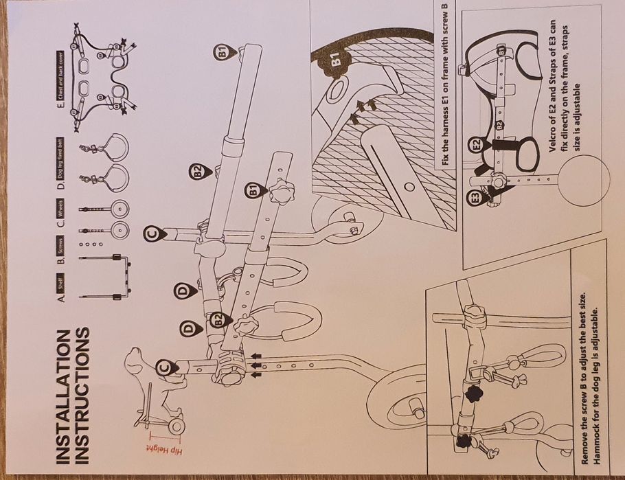Căruț pentru câini sau pisici