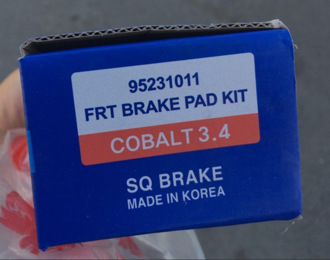 Передние тормозные колодки Super-Q корейские для легковых авто Cobalt