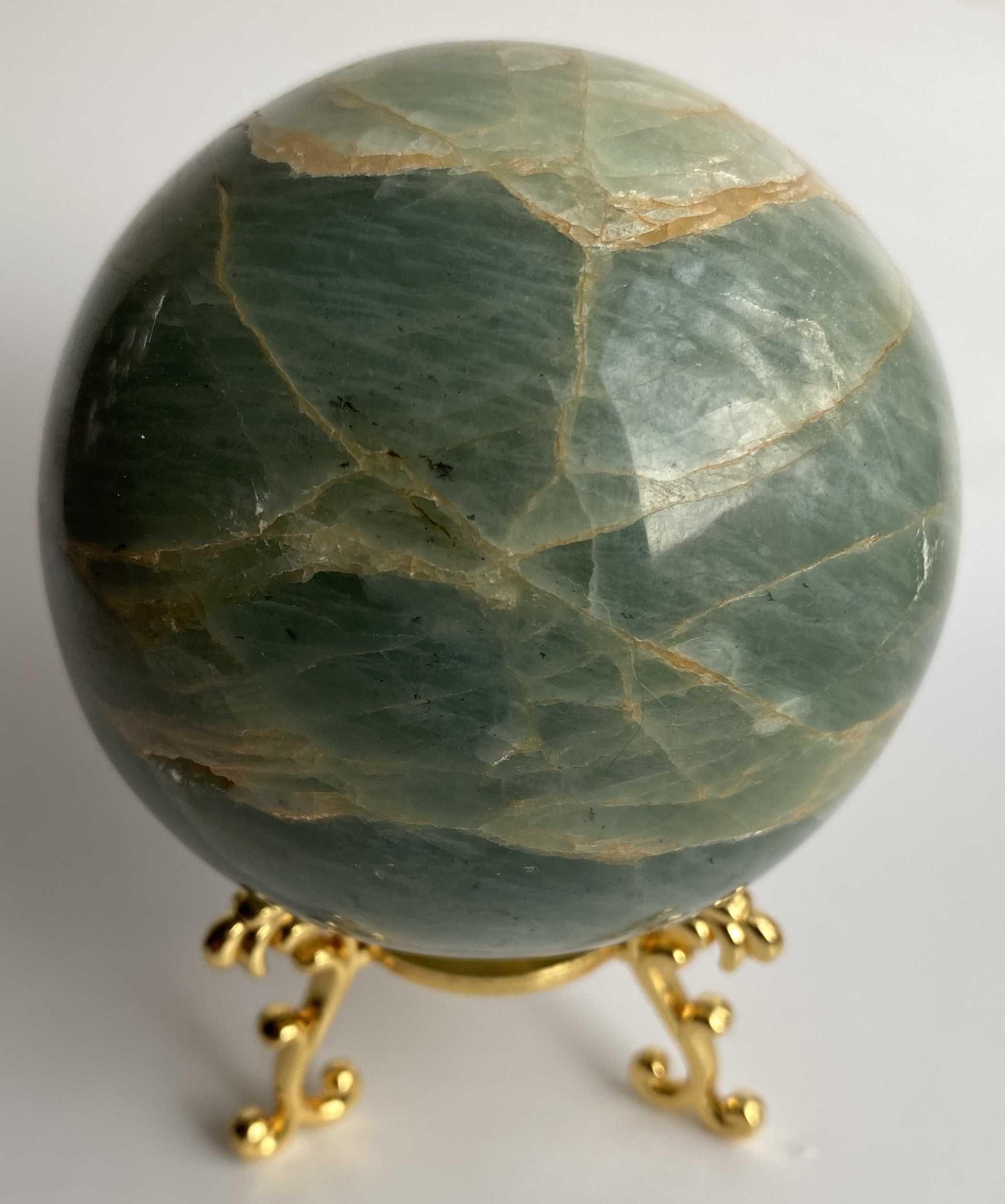 Cristale/Minerale - Piatra Lunii Verde - sfera piatra semipretioasa