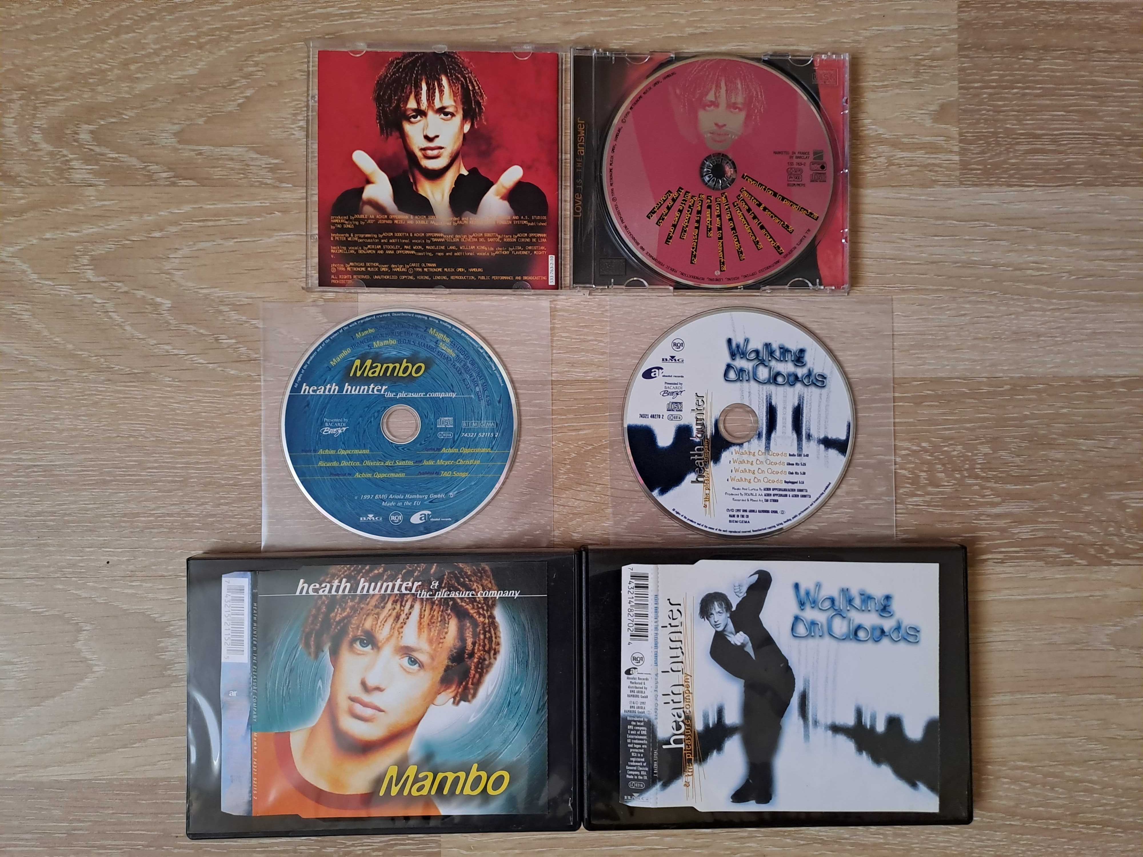 Colectie 3 CD+CD Maxi originale Heath Hunter & The Pleasure Company