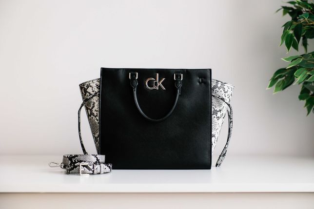 Geanta dama Calvin Klein Shopper Bag - PYTHON EDITIE LIMITATA