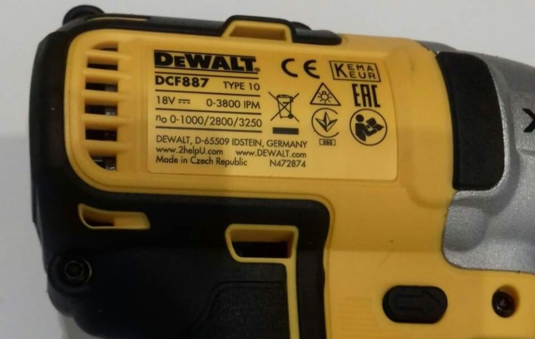 Безчетков Импакт DeWALT DCF887 18V XR Brushless / Ударен