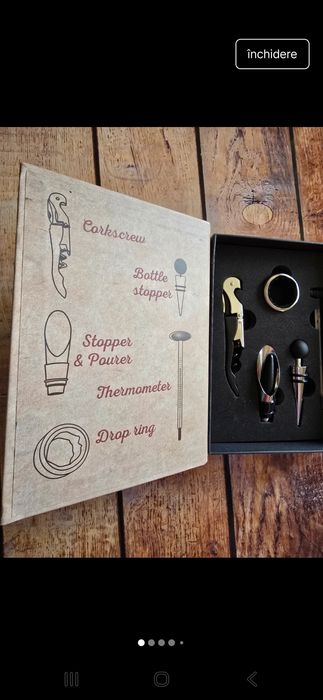 Set  cadou pentru vin