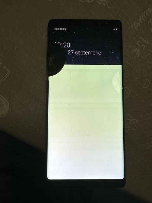 sam note 8 , def ecran pise