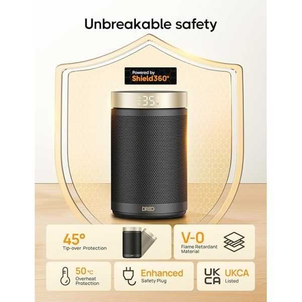Интелигентен електрически нагревател Dreo, 1500 W