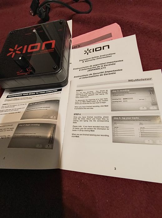 Convertor marca ION pentru casete audio si viniluri in format MP3