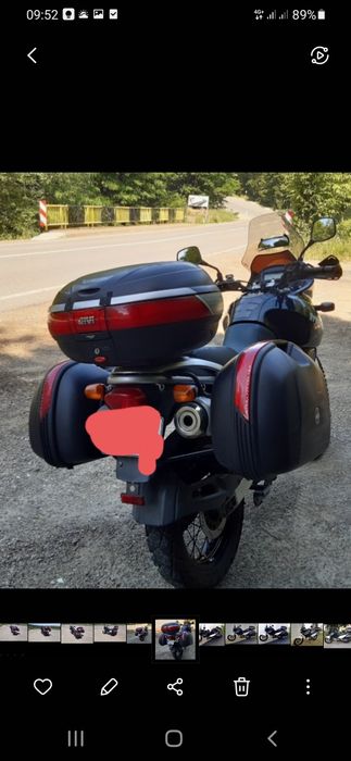 Top case + side case GIVI 52 + 46 + 36 litri