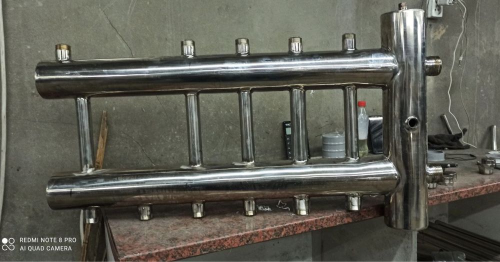 Гидрострелка с коллектором из нержавещей стали (Гидроколлектор)